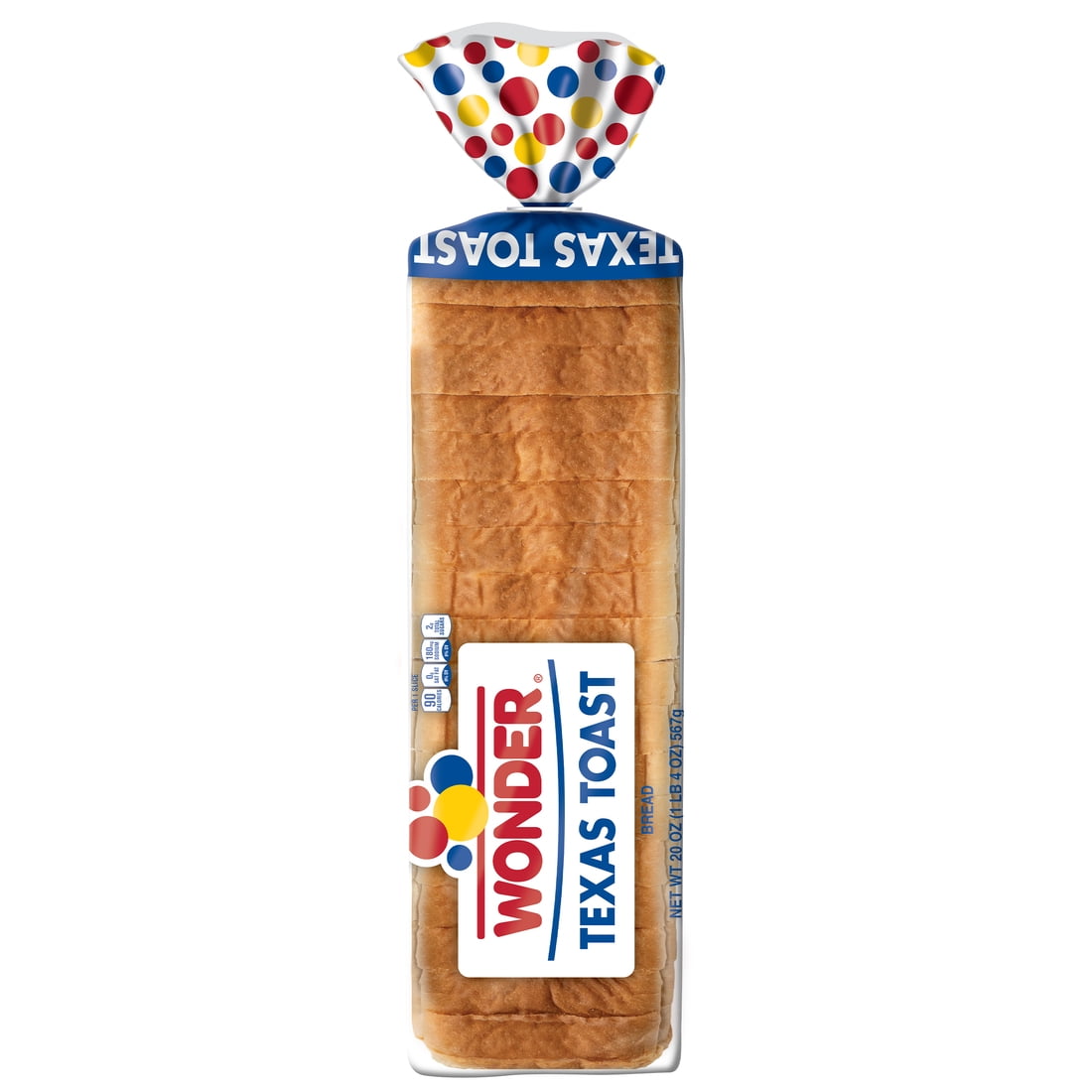 VILLAGE HEARTH Wonder Bread Texas Toast, Thick Sliced White Bread Loaf, 20 oz, Shelf-Stable
