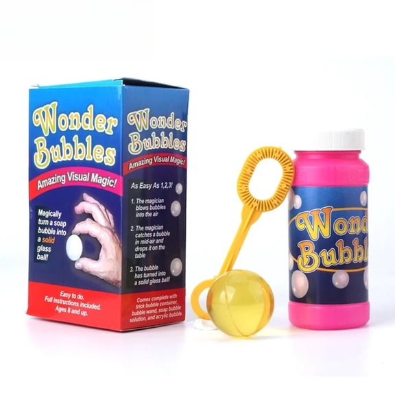 Wonder Bubbles - Magic Tricks Stage Magic Gimmick Close Up Props Accessories Comedy Funny Magician Beginner Bar Trick