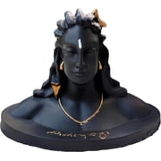 Wonder Care Adiyogi Lord Shiva Statue | Shiva Car Dashboard Hindu Murties Meditating Shiva Statues for Home Decor | Mahadev Statue Shiva Adi Yogi Lord Shiva Idol Statue for car-Size-6.5 inches Approx