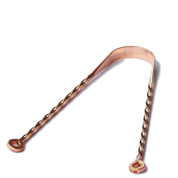 Wonder Care Copper Tongue Cleaner Couples Pack | Perfect Surgical Tongue Scraper | Copper Twister Cleaner | Tongue Cleaner Scraper for Adult | Ayurvedic Combo Pack Tongue Cleaner Scraper