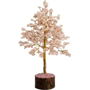 Wonder Care Crystal Tree for Home Decorations Crystals and Healing Stones Witchy Room Crystal Decor Tree Crystal Gifts Gem Tree Christmas Tree Stands for Real Tree 300 Beads Rose Quartz Tree