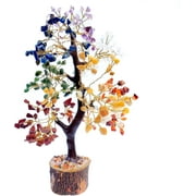 Wonder Care Crystal Tree for Home Decorations Crystals and Healing Stones Witchy Room Crystal Decor Tree Crystal Gifts Gem Tree Christmas Tree Stands for Real Tree (7 Chakra Tree)