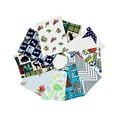 thumbnail image 1 of Wonder Care - Flannel Baby Wipes Reusable And Washable 5"x 7" Inches- Biodegradable Compostable Vegan Registered Plastic Free Baby Wet Wipes 2 layers 100% cotton- Assorted Color Prints (40 pc), 1 of 4