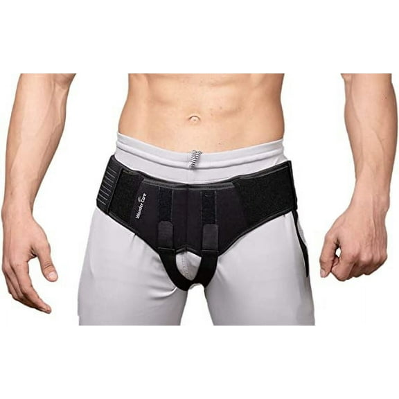 Wonder Care- Inguinal Hernia Support post-Truss Brace for Double Inguinal or Sports Hernia(M)