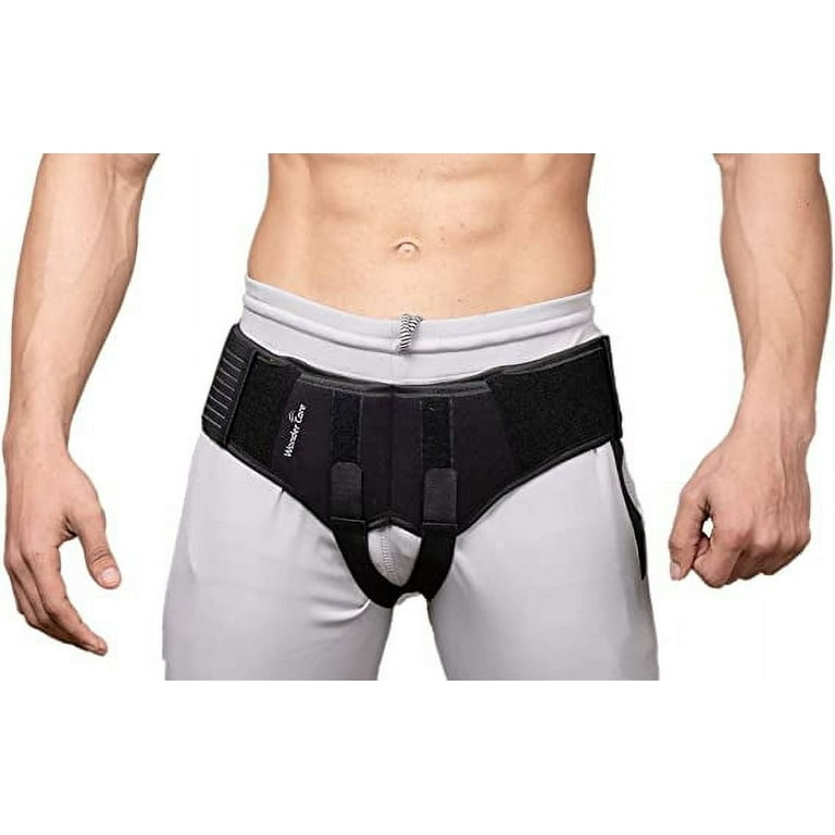 Wonder Care Inguinal Hernia Support post Truss Brace for Double Inguinal or Sports Hernia M Walmart