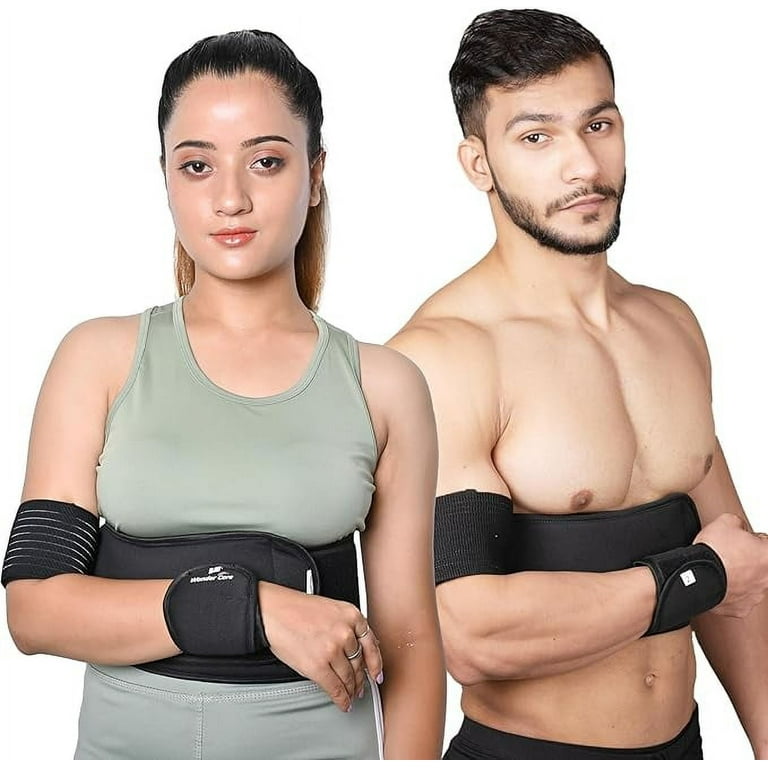 VELPEAU Arm Sling Shoulder Immobilizer- Rotator Cuff Support Brace-  Comfortable Elbow Arm Support for Broken, Dislocated, Strain, Fracture,  Shoulder