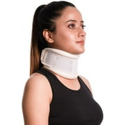 Wonder Care Rigid Cervical Collar | Plastic Neck Support Brace Adjustable Height Collar Support Brace Wraps Aligns & Stabilizes Vertebrae Neck Brace for Neck Pain and Spine Pressure for Women & Men