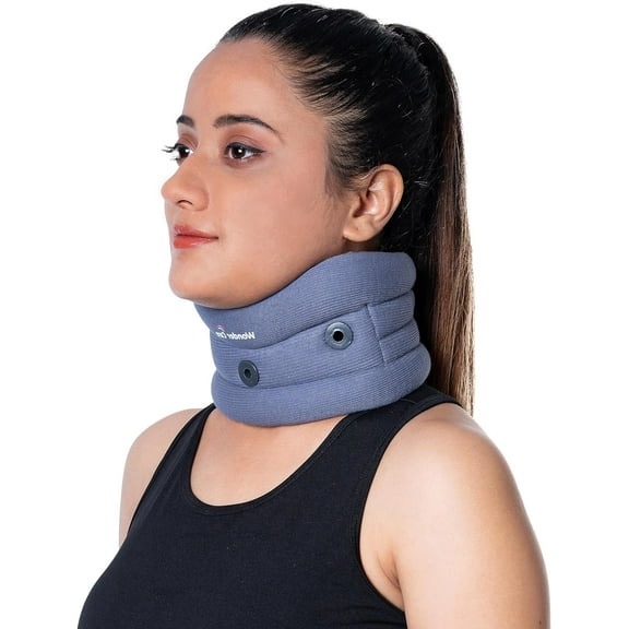 Wonder Care Soft Cervical Collar Adjustable Collar Neck Support Brace Neck Support Soft Neck Collar Neck Brace for Neck Pain and Support for Women & Men-L