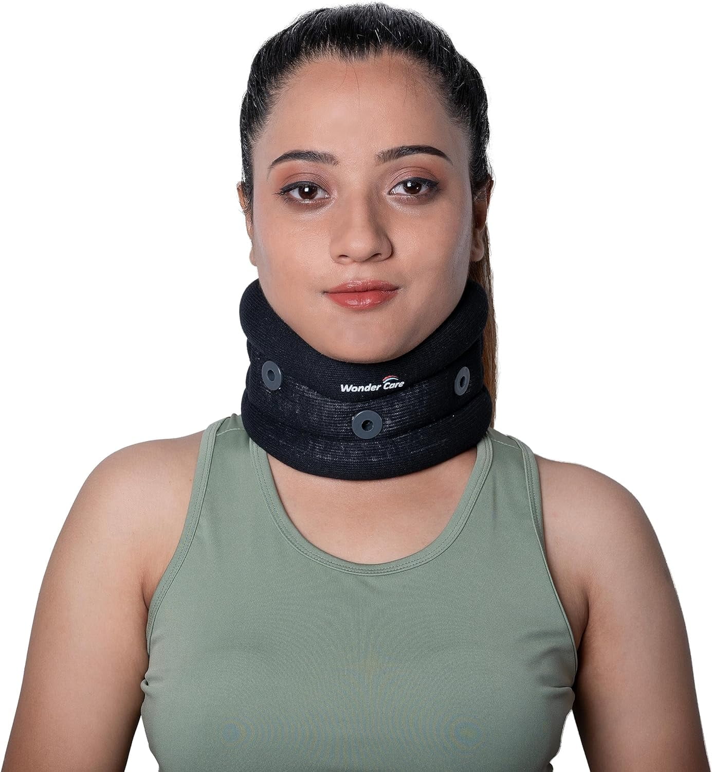  Soft Foam Neck Brace Universal Cervical Collar, Adjustable Support  Brace for Sleeping - Relieves Pain and Spine Pressure, Neck Collar After  Whiplash or Injury (Black, 3 Depth, M) : Health 