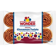 Wonder Cinnamon Twist, Cinnamon and Pecan Baked Pastry Rolls, 6 oz, 6 Count