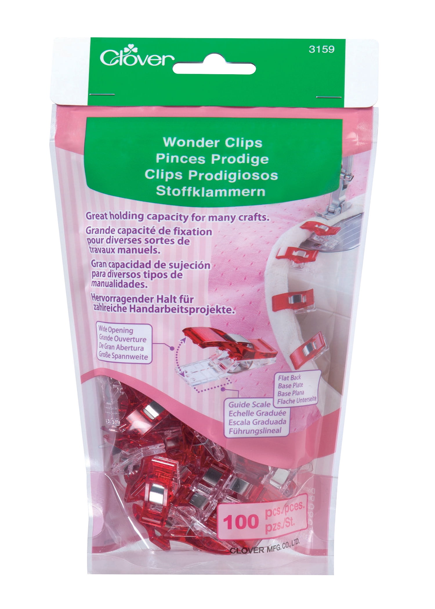 Wonder Clips (Red/100 Pcs.)
