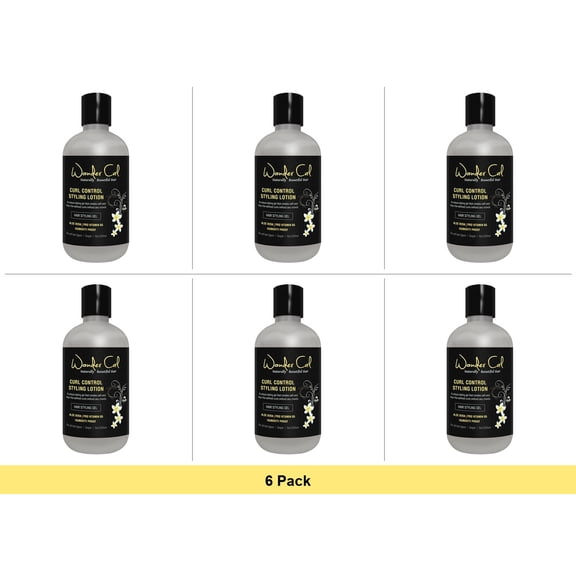 Wonder Curl Natural Curl Control Styling Lotion, 8 oz - 6 Pack