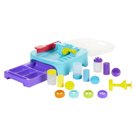 Wonder Factory Never Dry Dough Creation Station; Playset, Stamp, Roll Shape, Many Colors, Ages 2+