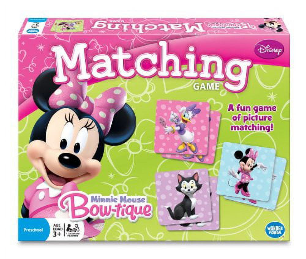 Wonder Forge Disney Junior Minnie Matching Game,Multi-Colored
