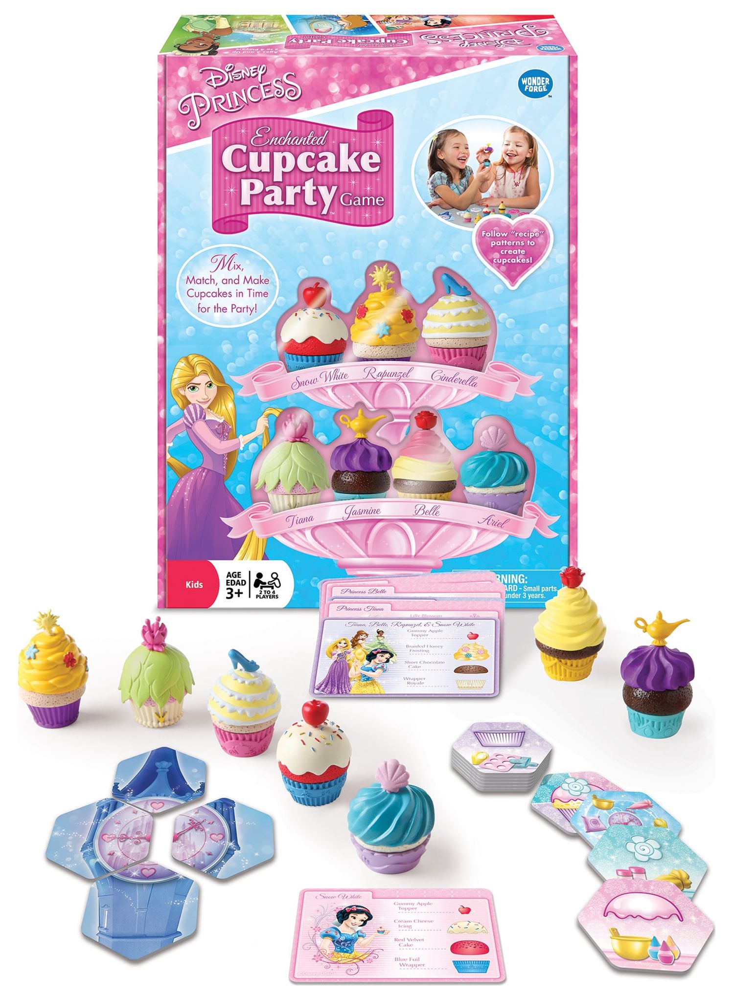 Wonder Forge Disney Princess Enchanted Cupcake Party Board Game - image 1 of 4