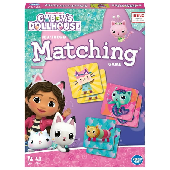 Wonder Forge Gabby's Dollhouse Matching Game for Girls & Boys - Ideal for Children Ages 3+