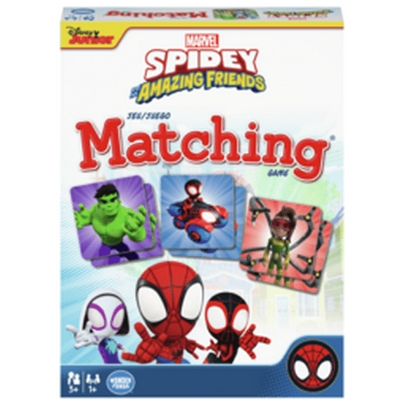 Wonder Forge Spidey & Friends Matching Game for Girls & Boys Ages 3+, Fun and Fast Memory Game