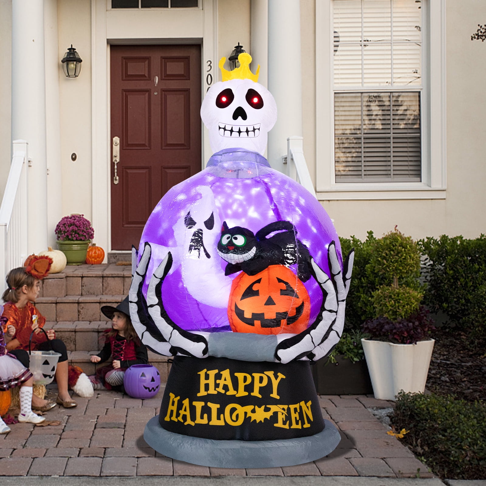 Wonder Garden 6FT Ghost Halloween Decorations Magic Ball Outdoor with