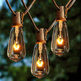 thumbnail image 1 of Wonder Garden Outdoor String Lights with 22 Edison Bulbs Vintage Lights Waterproof ST40 Decor Lights 20Ft, 1 of 8