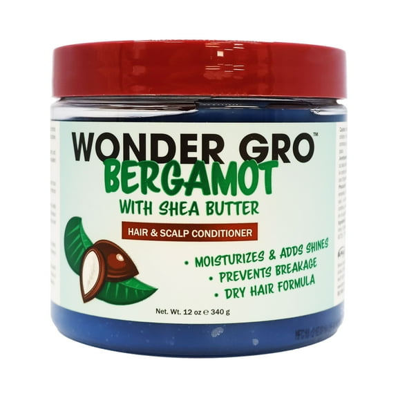 Wonder Gro Bergamot with Shea Butter Hair and Scalp Conditioner 12 Oz., Pack of 3