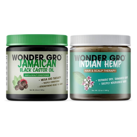 Wonder Gro Hair&Scalp Care (BLACK-CASTOR-OIL&INDIAN-HEMP) - Walmart.com