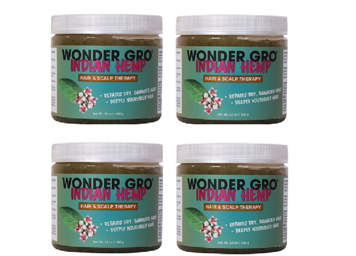 Wonder Gro Indian Hemp Hair & Scalp Therapy, Net. Wt 12 oz (4)