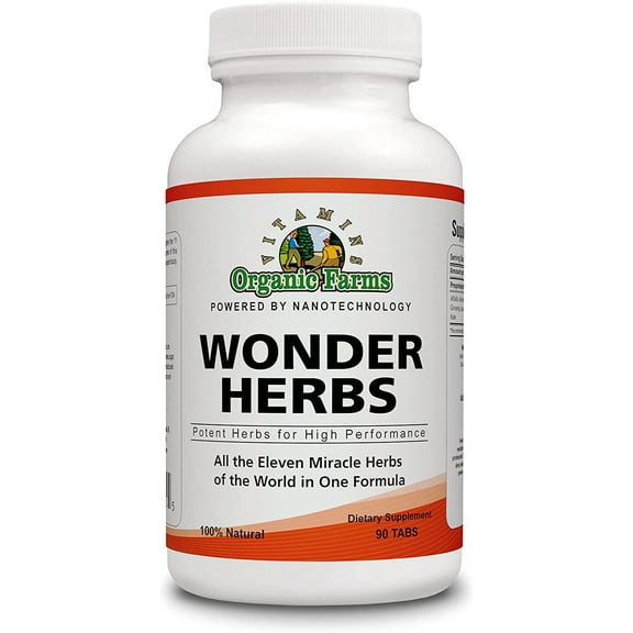 Wonder Herbs - 90 Tablets - Nourishes and Strengthens The Body - 100% Natural Dietary Supplement