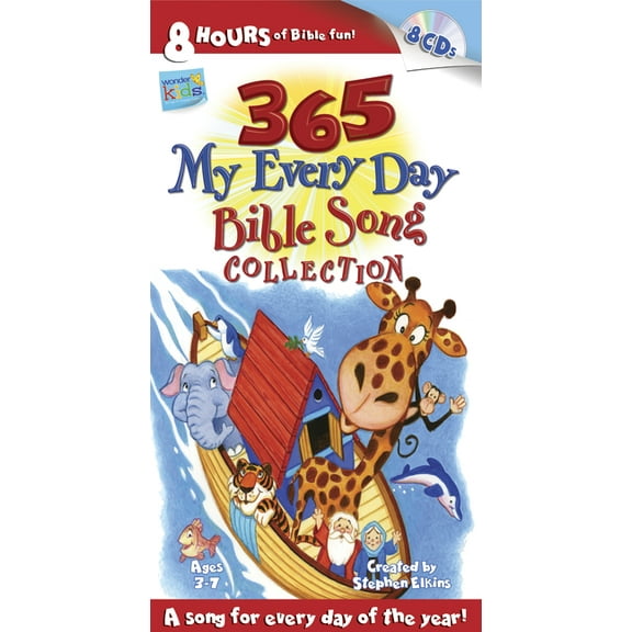 Wonder Kids: Music: 365 My Every Day Bible Song Collection (CD-Audio)