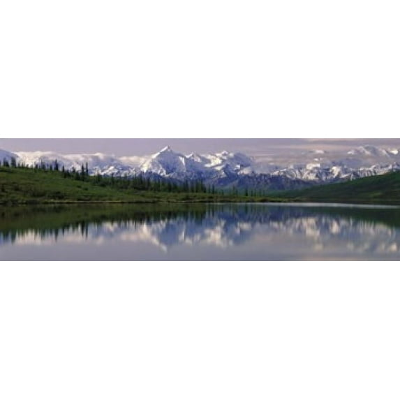 Wonder Lake Denali National Park AK USA Poster Print (18 x 6)