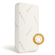 Wonder Living Mini Crib Mattress, 100% Organic Cotton Cover, Breathable, Premium Foam Interior, 5  Thickness Firm, Non Toxic