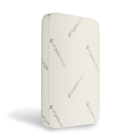Wonder Living Mini Crib Mattress, 100% Organic Cotton Cover, Breathable, Premium Foam Interior, 5’’ Thickness Firm, Non Toxic