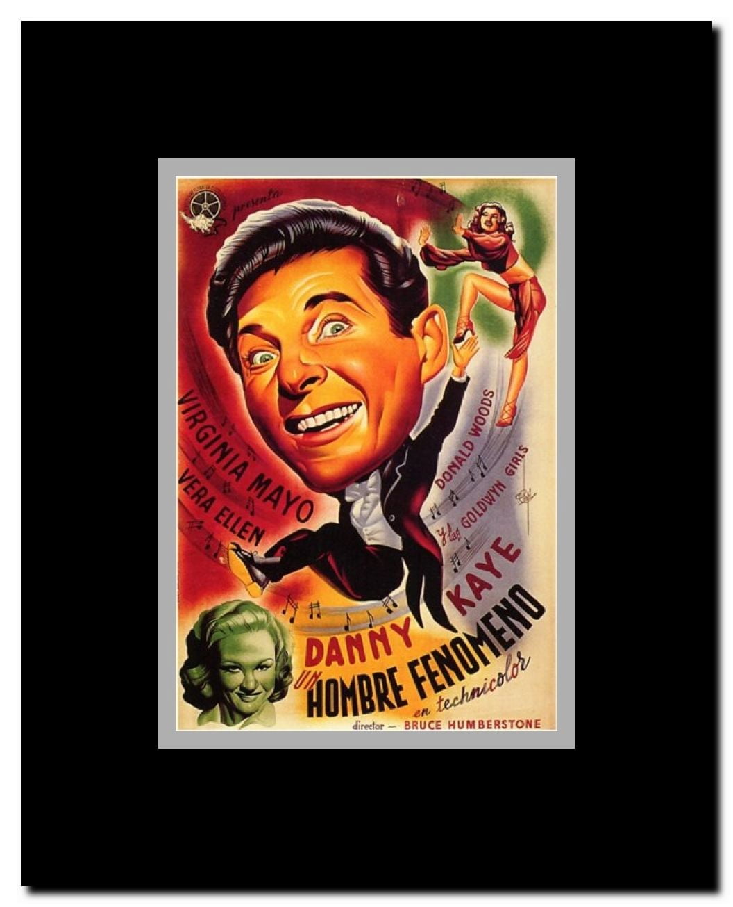 Wonder Man Framed Movie Poster