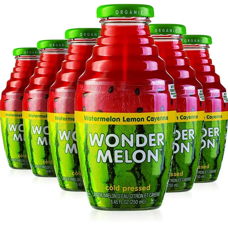 Wonder Melon Organic Watermelon Juice with Lemon Cayenne