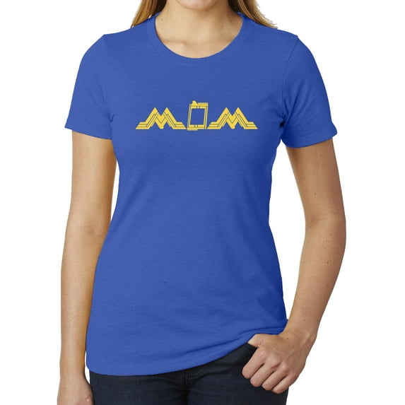 Wonder Mom, Funny Graphic T-shirts, Cute mom shirts - Royal MH200WMOM S21 3XL