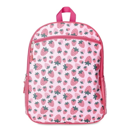 Wonder Nation 16" Backpack, Bold Berries Pink Confetti