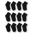 thumbnail image 1 of Wonder Nation Ankle Socks, 10+2 Bonus Pack, 1 of 2