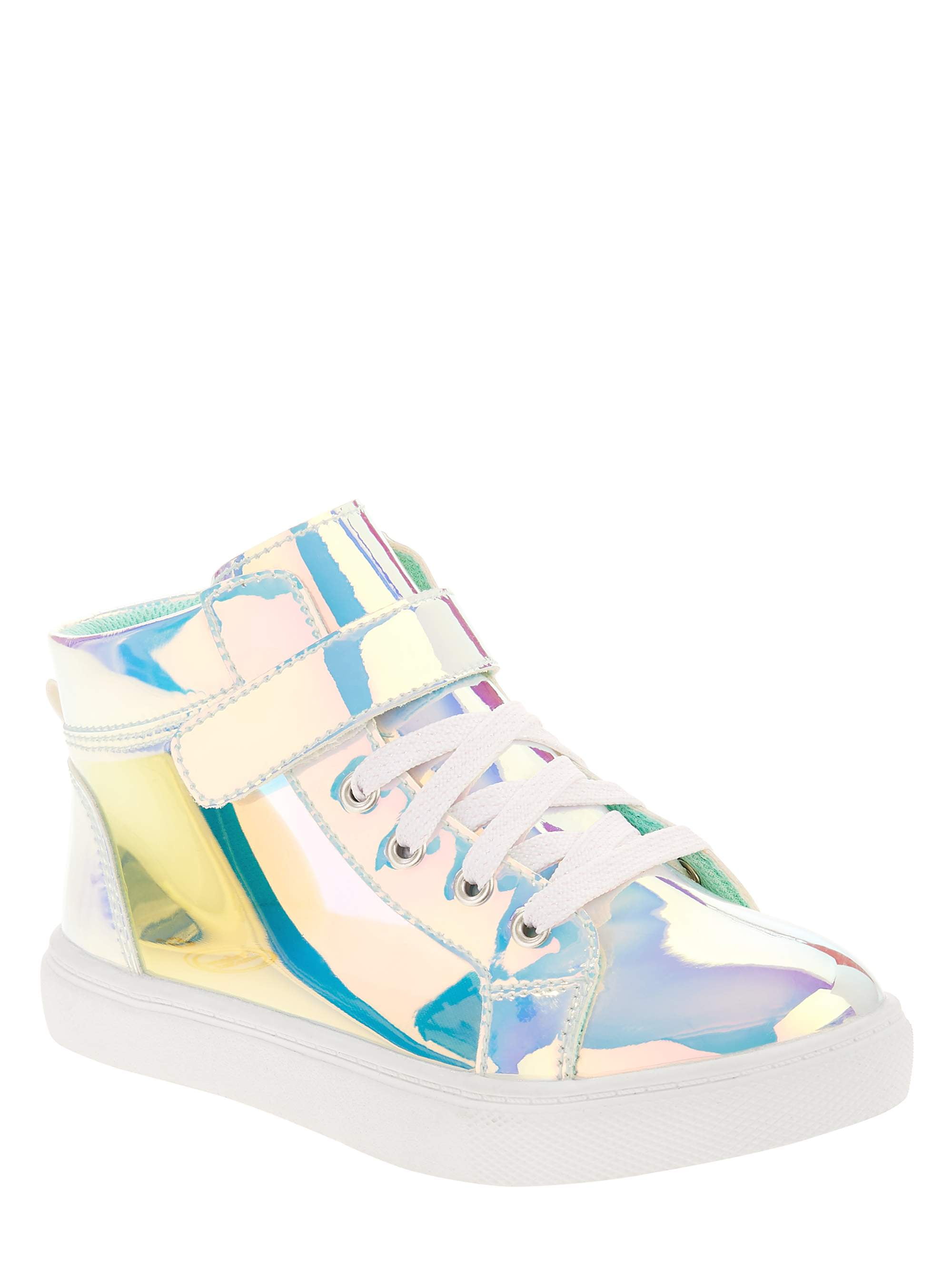 Girls holographic top sneakers