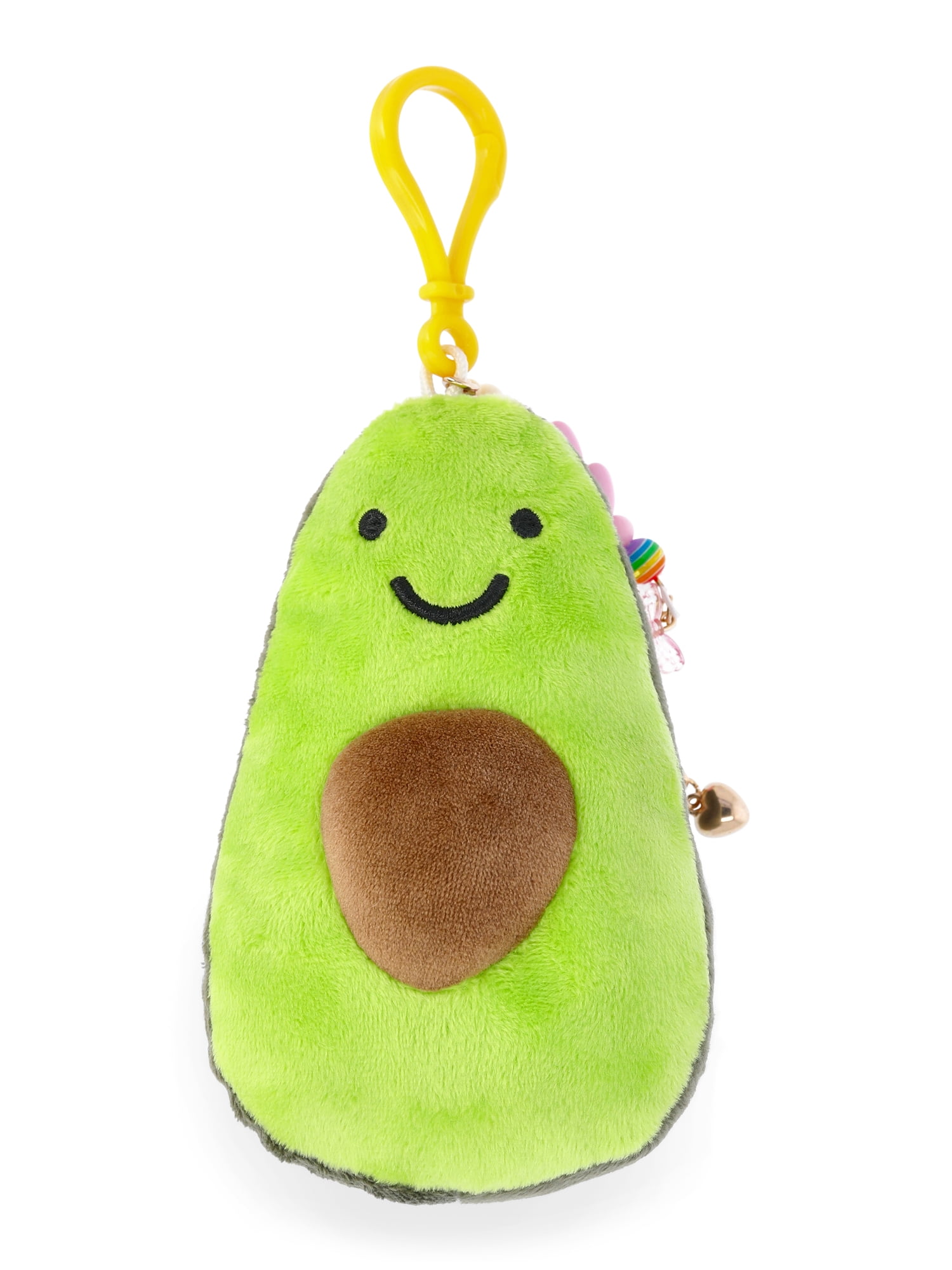 Wonder Nation Avocado Plush Keychain, Green