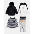 thumbnail image 1 of Wonder Nation Baby Boys 8-Piece Outfit Set, Sizes 0-24M, 1 of 12