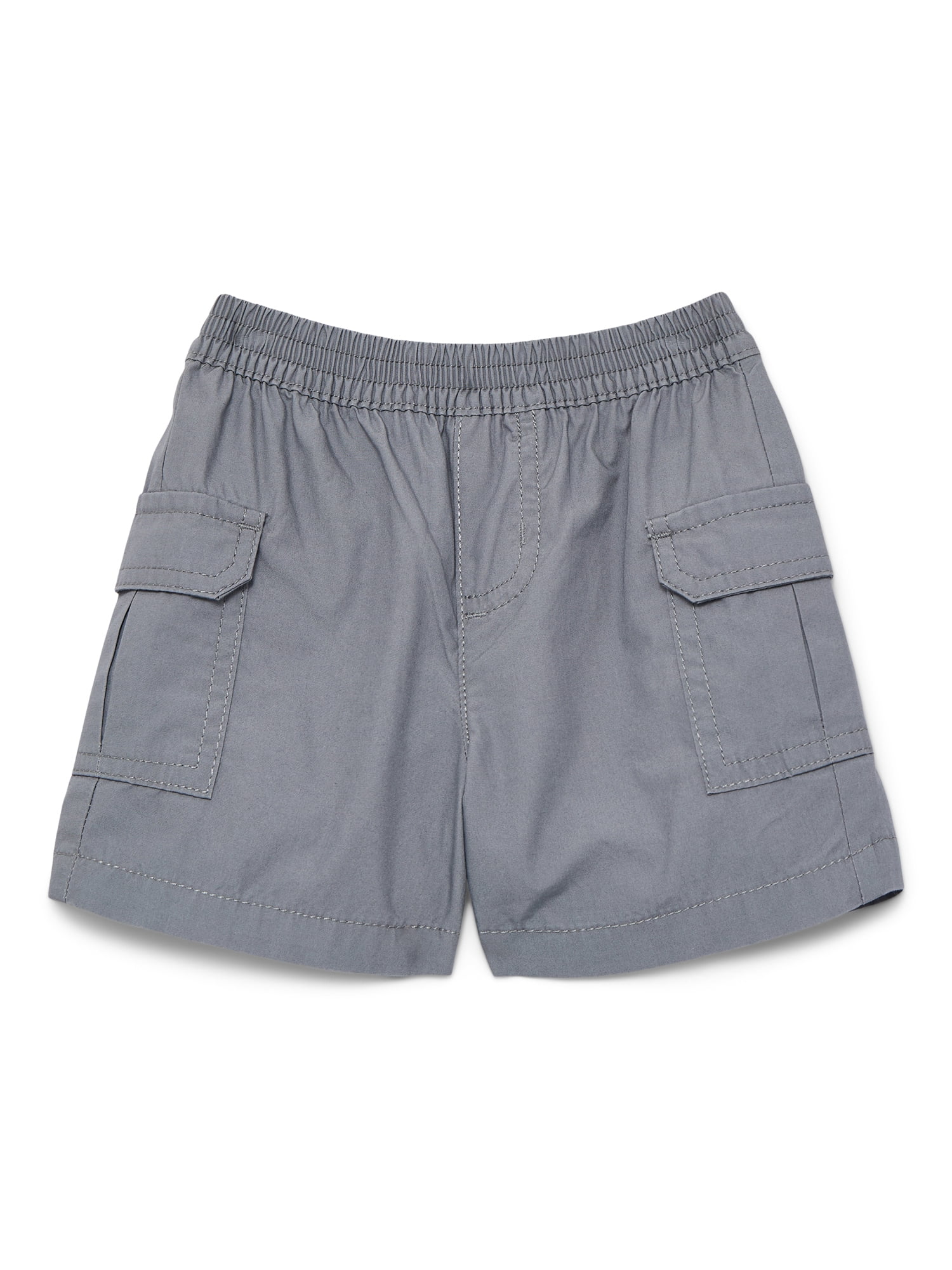 Wonder Nation Baby Boys Cotton Poplin Cargo Shorts, Sizes 0M-24M
