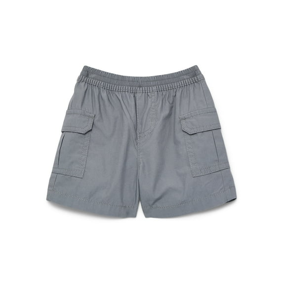 Wonder Nation Baby Boys Cotton Poplin Cargo Shorts, Sizes 0M-24M