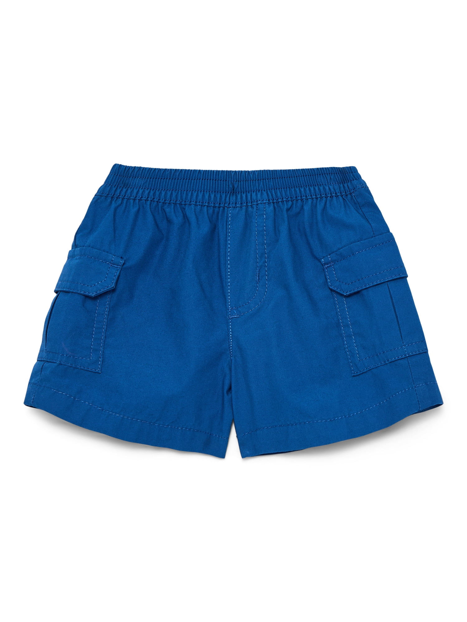Wonder Nation Baby Boys Cotton Poplin Cargo Shorts, Sizes 0M-24M