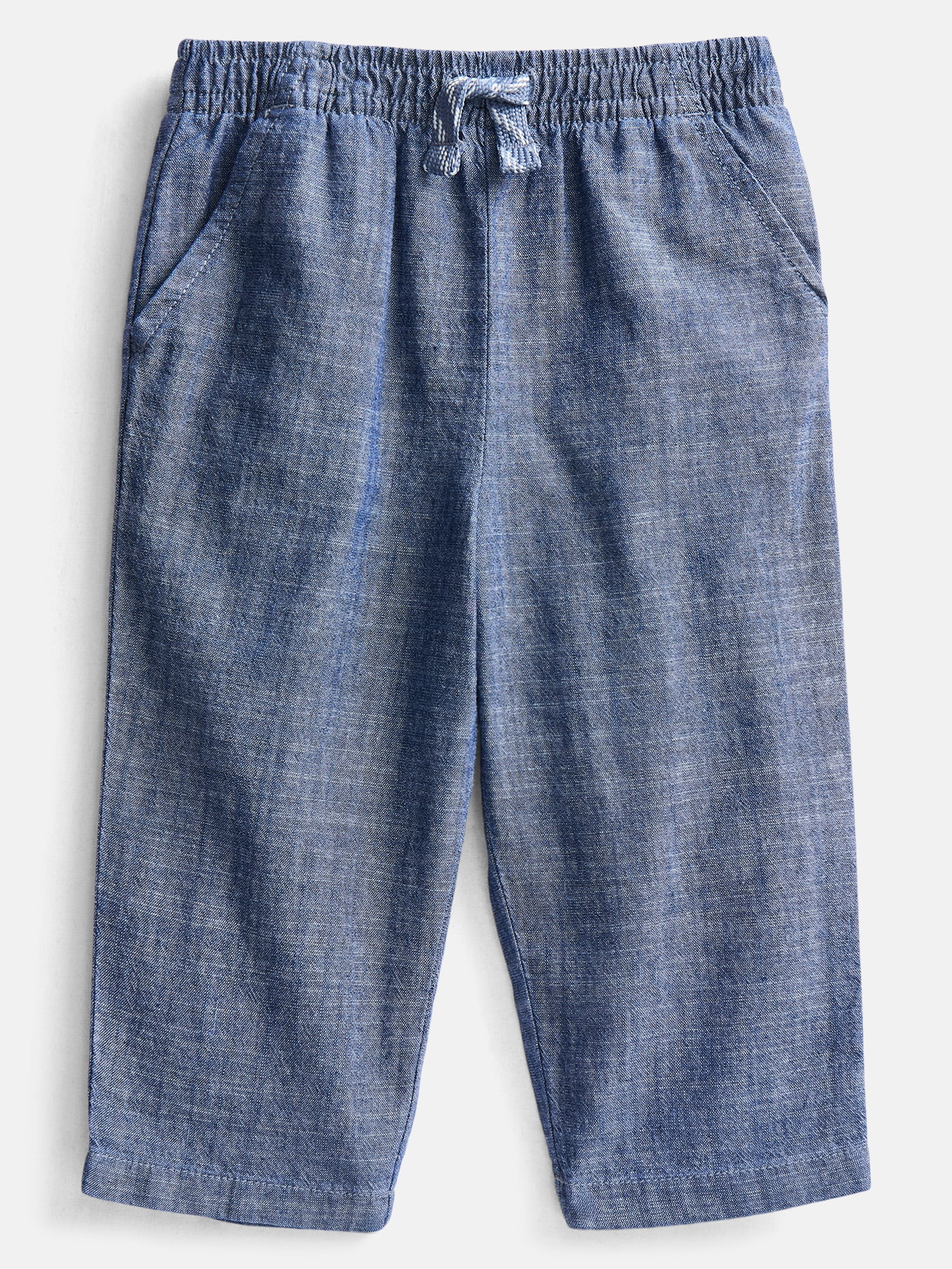 Wonder Nation Baby Boys Chambray Pants, Sizes 0-24M