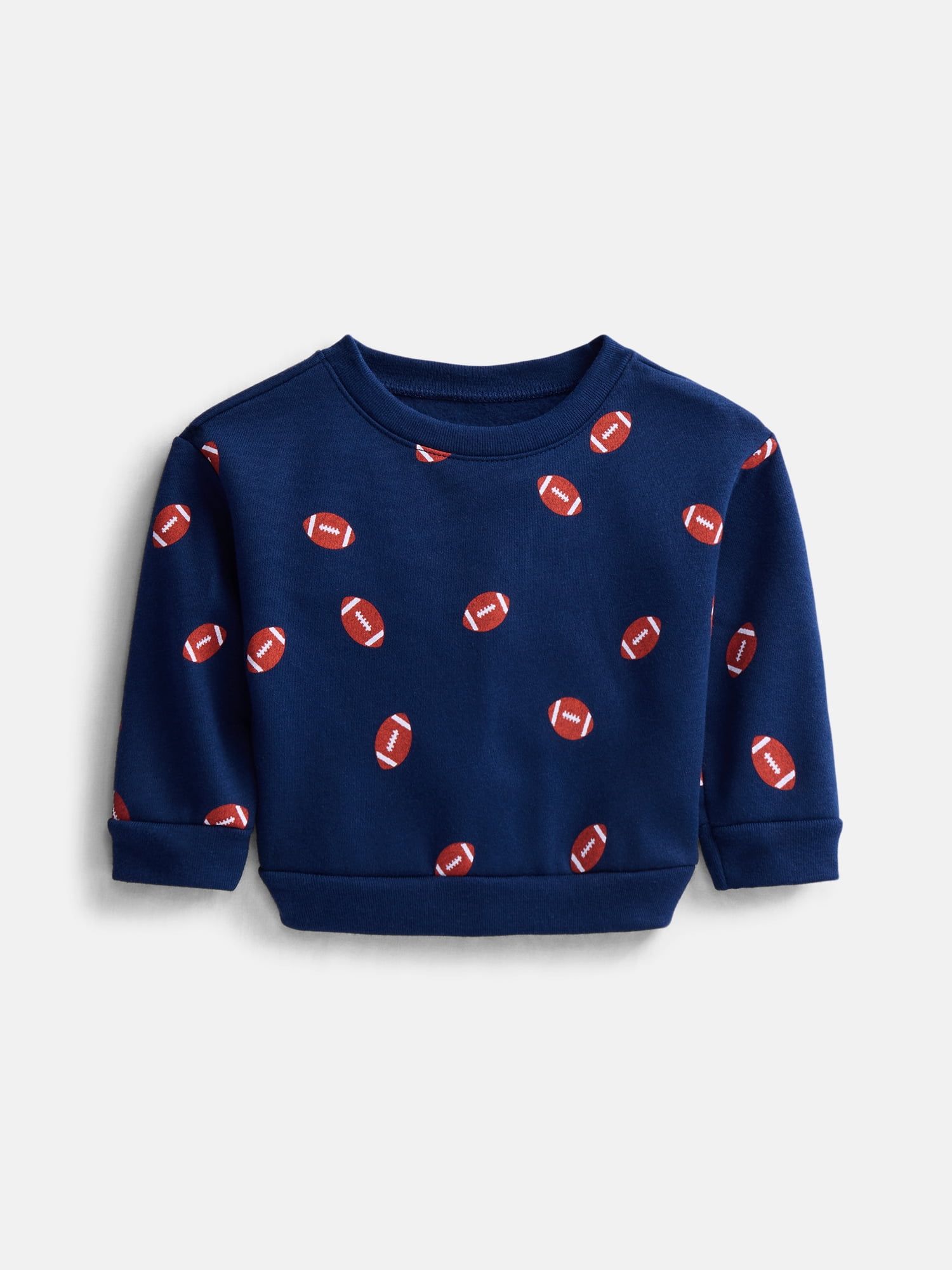 Wonder Nation Baby & Toddler Fleece Crewneck Sweatshirt, Sizes 6M-5T