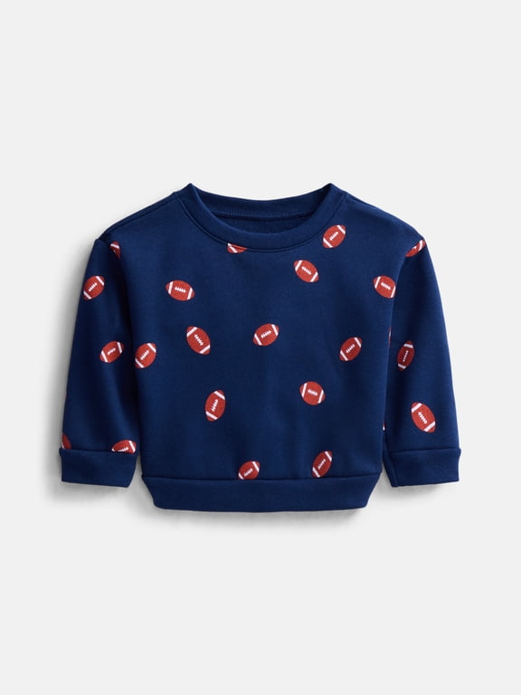 Baby & Toddler Fleece Crewneck Sweatshirt, Sizes 6M-5T