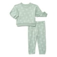 thumbnail image 1 of Wonder Nation Baby Boys Fleece Top and Pants Set, 2-Piece, Sizes 6M-24M, 1 of 3