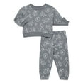thumbnail image 1 of Wonder Nation Baby Boys Fleece Top and Pants Set, 2-Piece, Sizes 6M-24M, 1 of 3