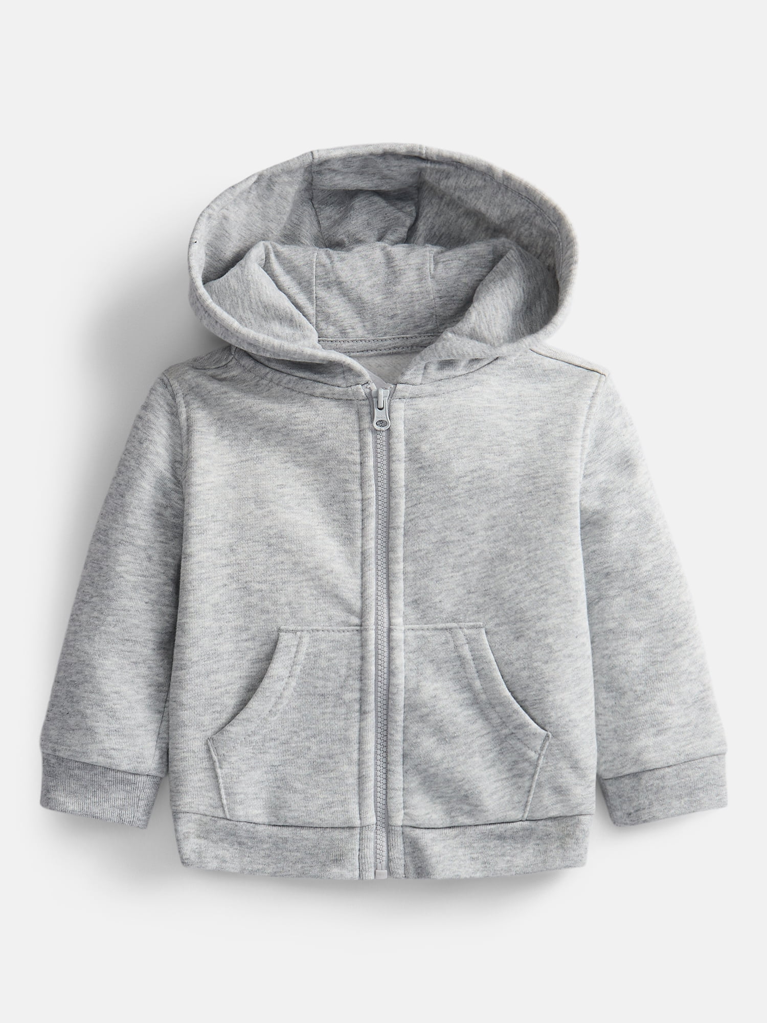 Wonder Nation Baby and Toddler Fleece Zip Up Hoodie, Sizes 0M-5T