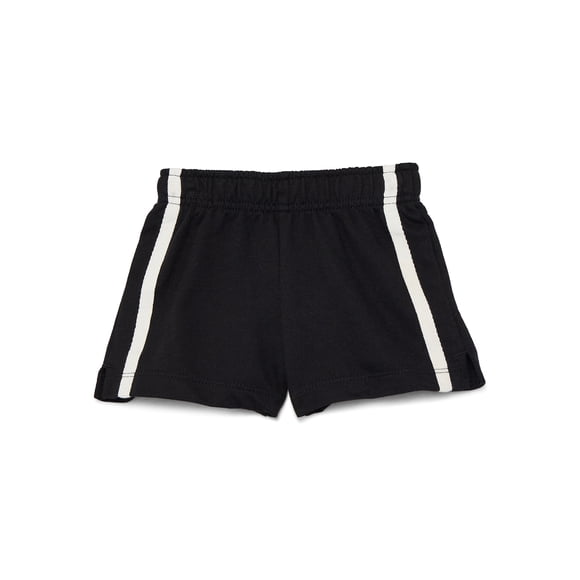 Wonder Nation Baby Boy French Terry Taped Shorts, Sizes 0-24 Months