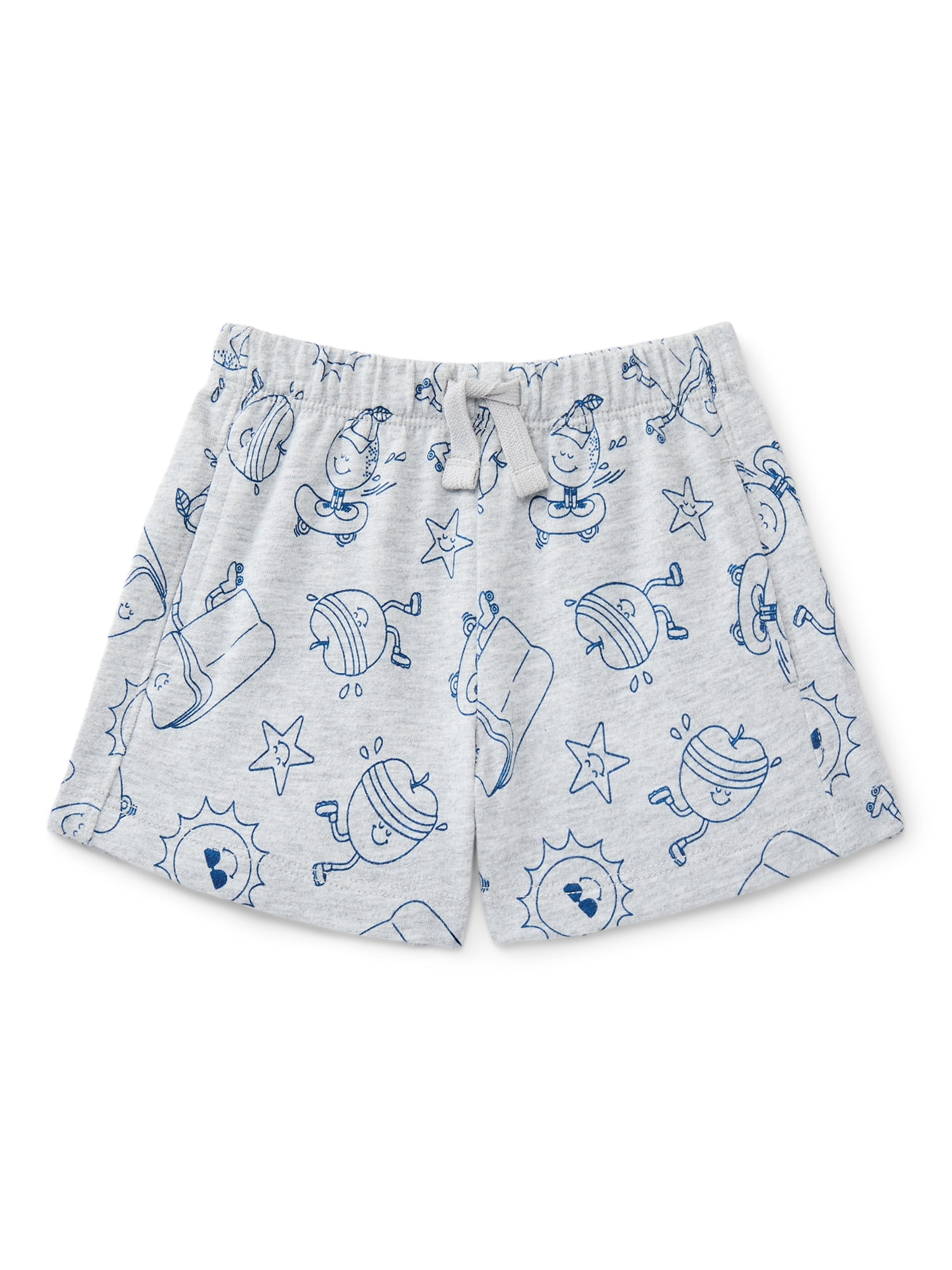 Wonder Nation Baby Boy French Terry Drawstring Shorts, Sizes 0-24 Months